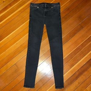 J Brand Leah Skinny Zip-Waist Jeans